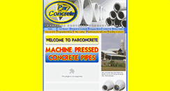 Desktop Screenshot of parconcrete.com